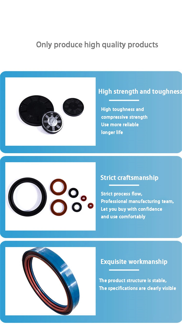 様々な産業用用途のための異なる唇のデザインを持つオイルシール 2